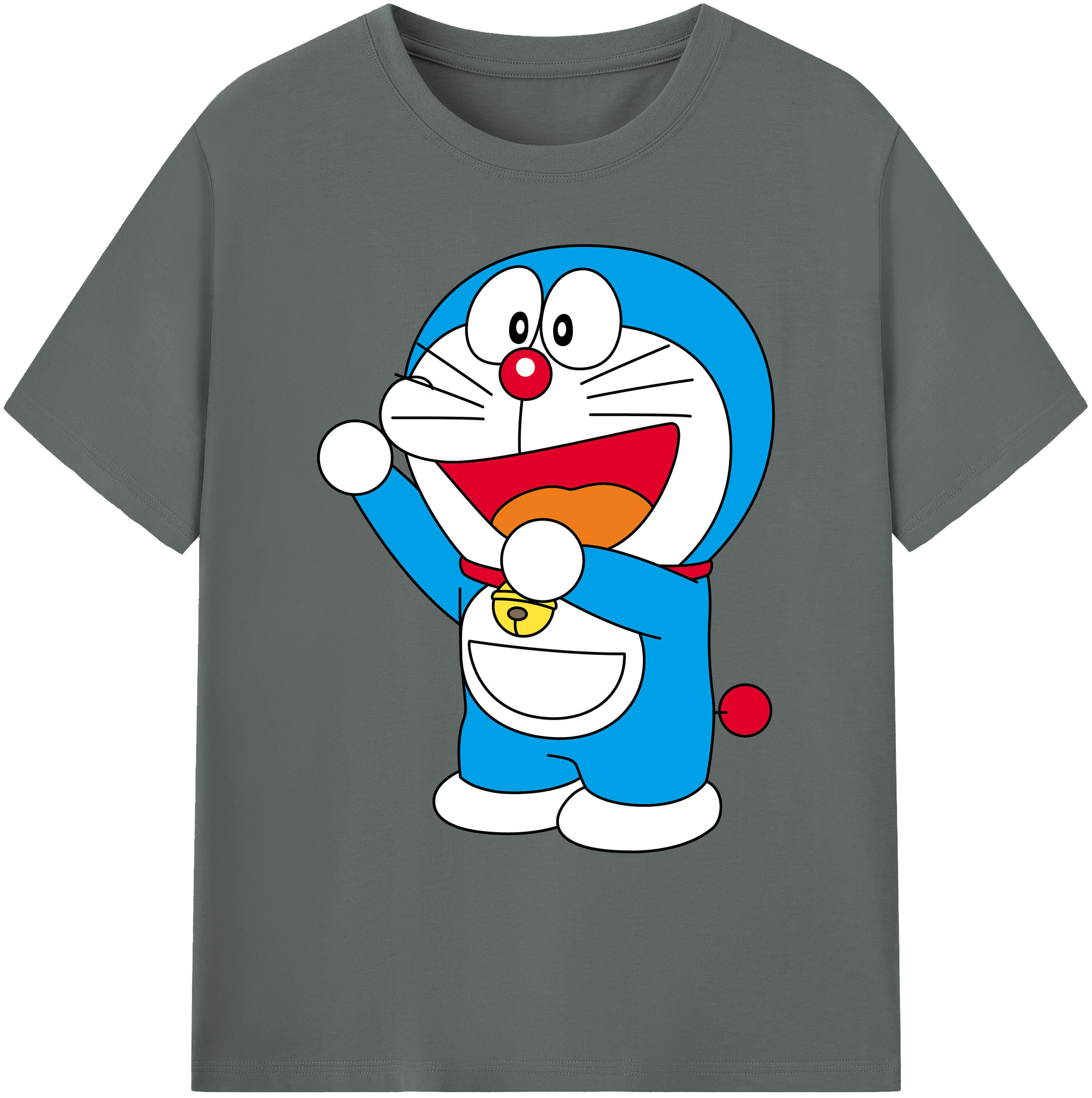 （画像用） ドラえもん Doraemon 綿100％ メンズ半袖Tシャツ｜肌触りやわらか＆通気性